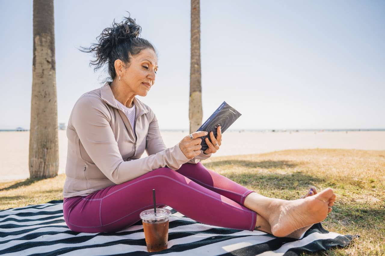 woman reading